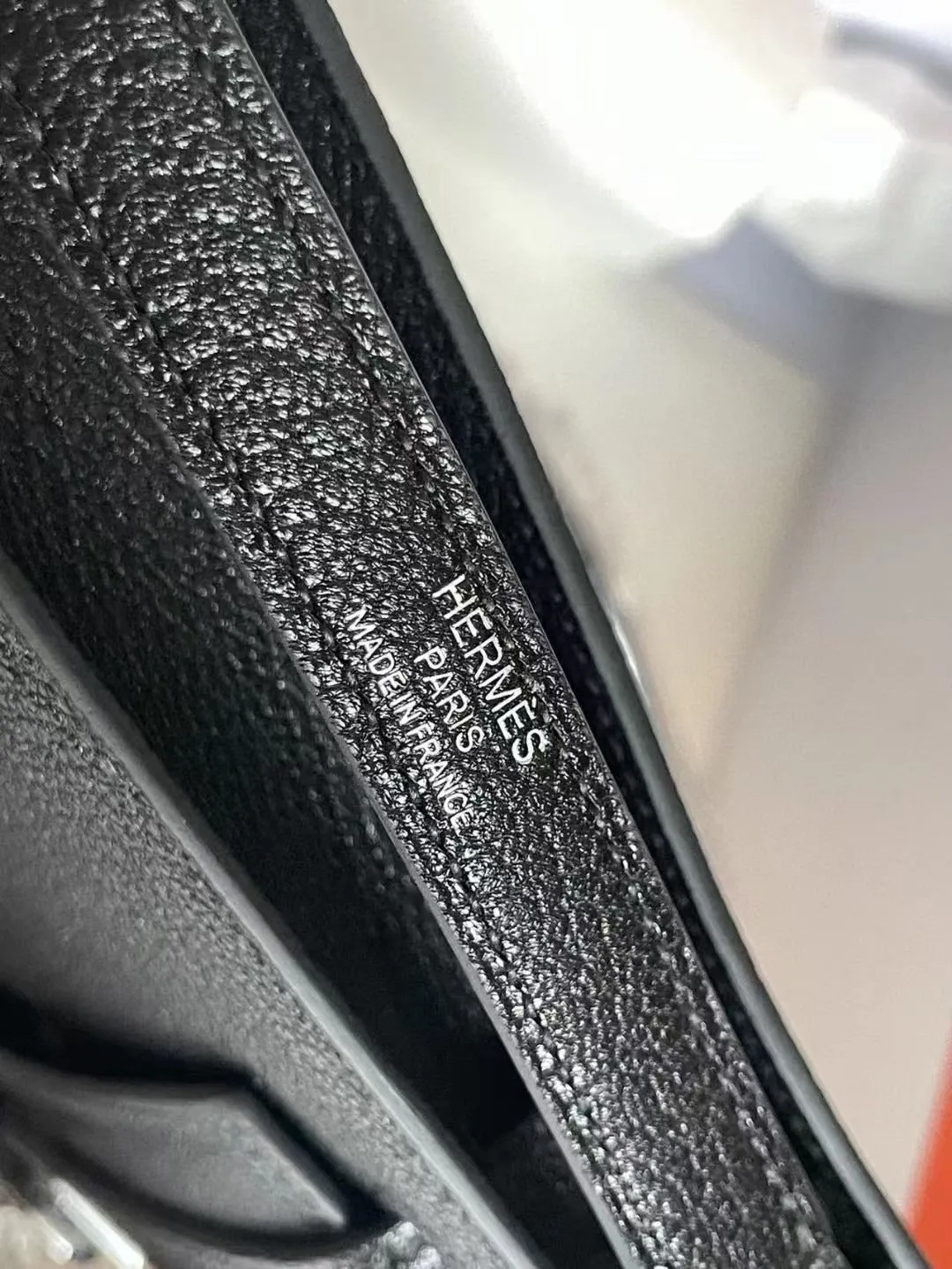 Hm Kelly Elan To Go 27 Black Epsom Leather
