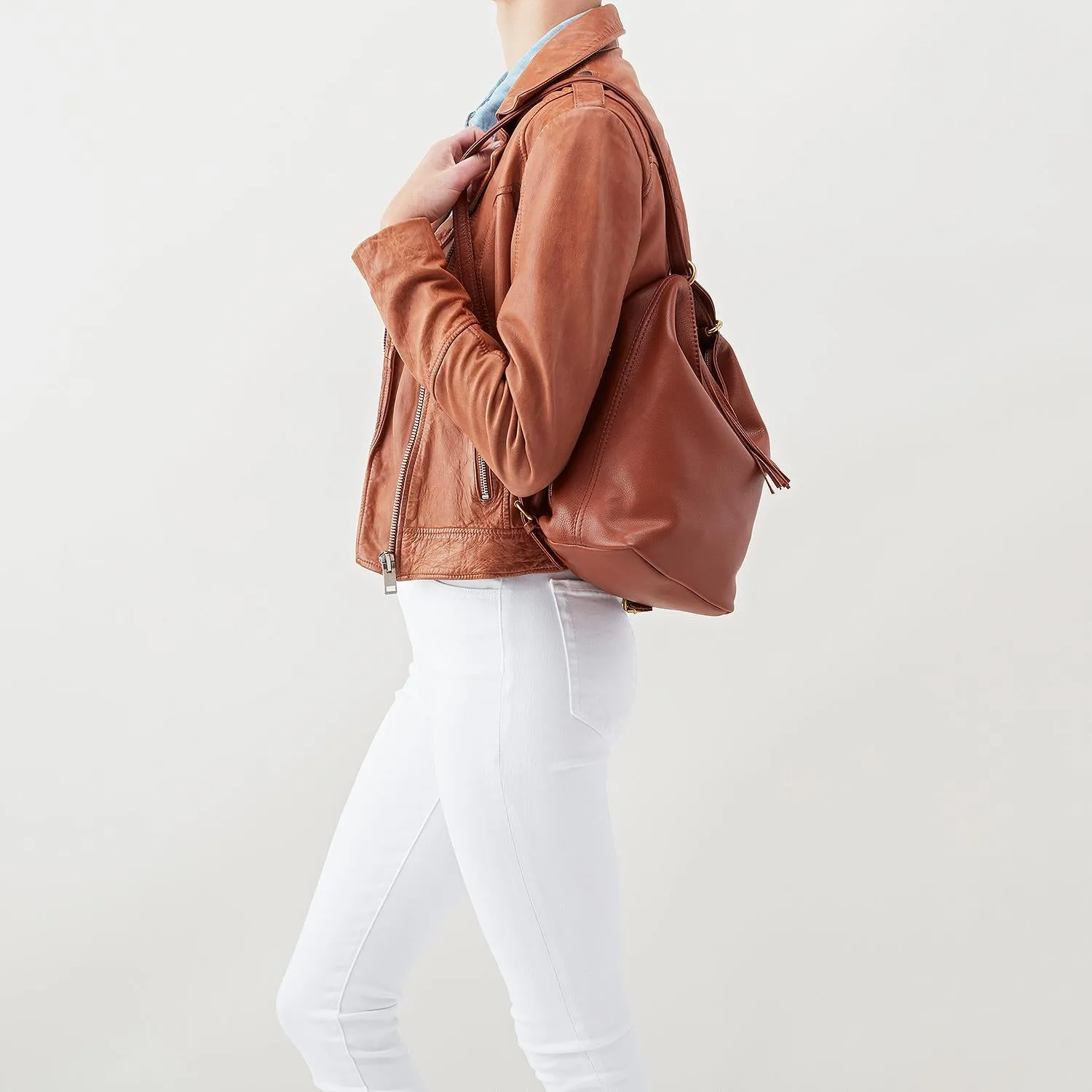 Hobo Blaze Toffee Velvet Hide Leather