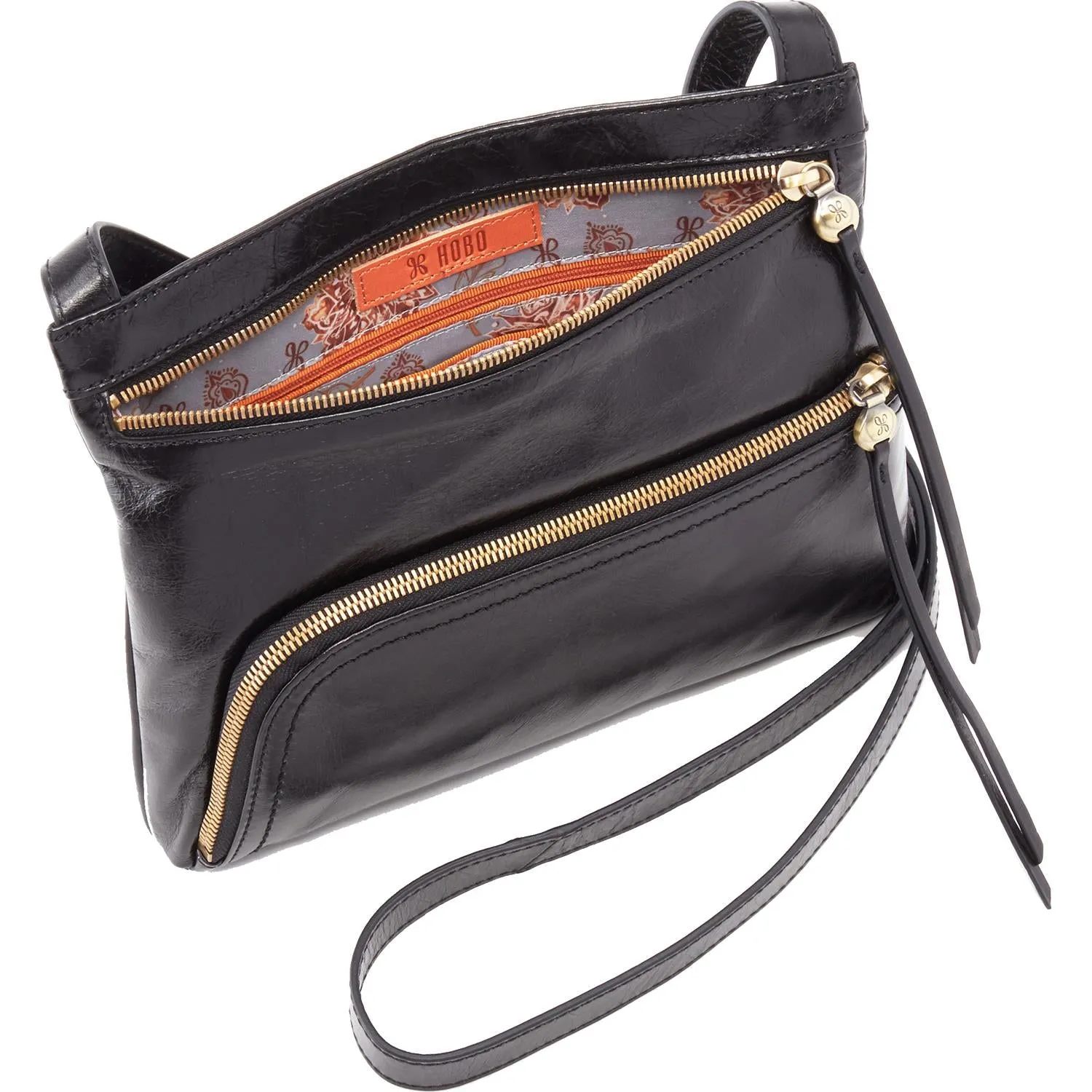 Hobo Cassie Black Vintage Leather