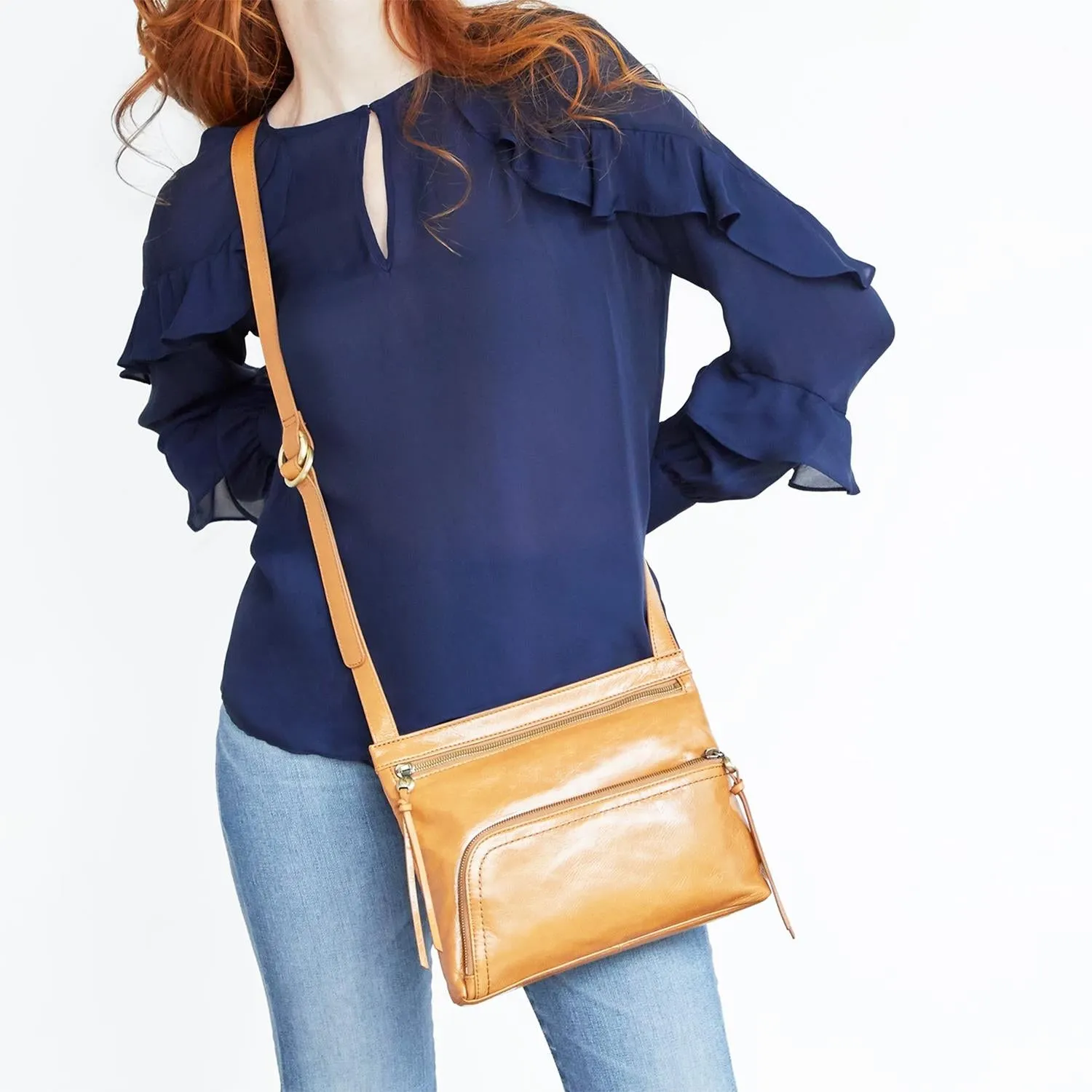 Hobo Cassie Black Vintage Leather