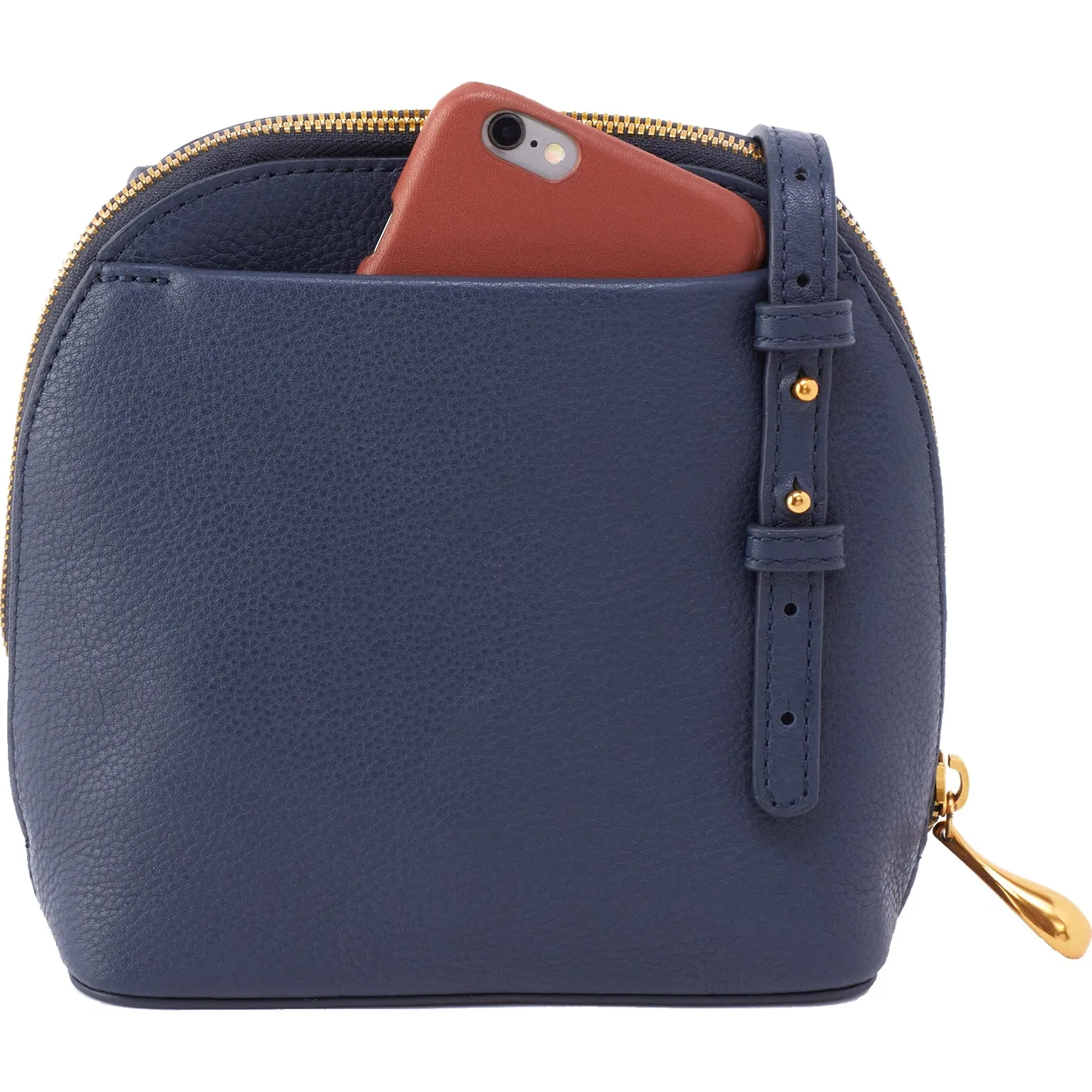 Hobo Nash Sapphire Velvet Hide Leather