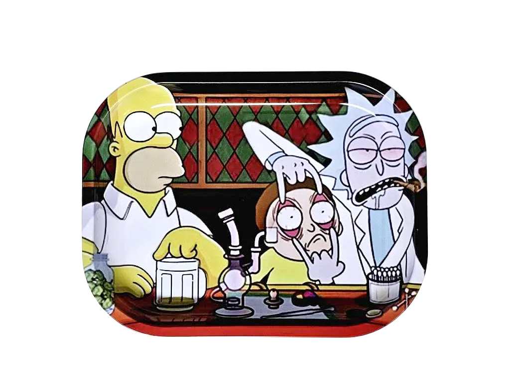Homer and Boys Rolling Tray Mini