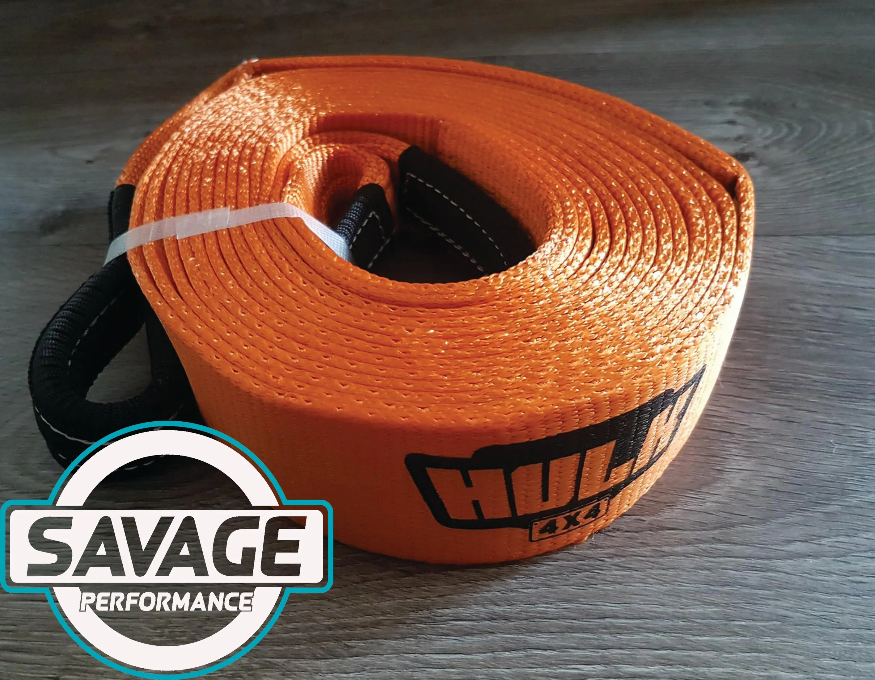 HULK 4x4 Premium 9T 9,000kg Snatch Strap 8m x 65mm