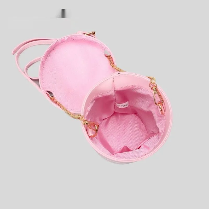Ice Cream Crossbody Bag with Chain Shoulder Strap
