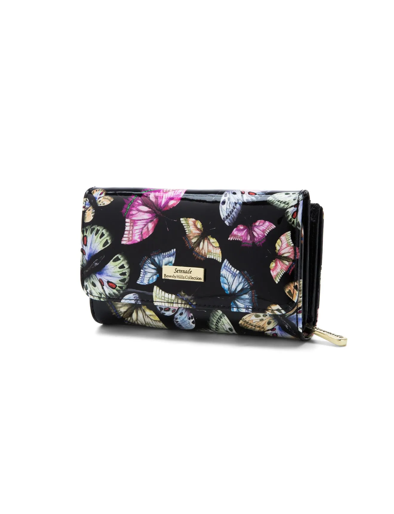 IMPERIA  MEDIUM PATENT LEATHER WALLET WITH RFID-WSF2902- NEW IN