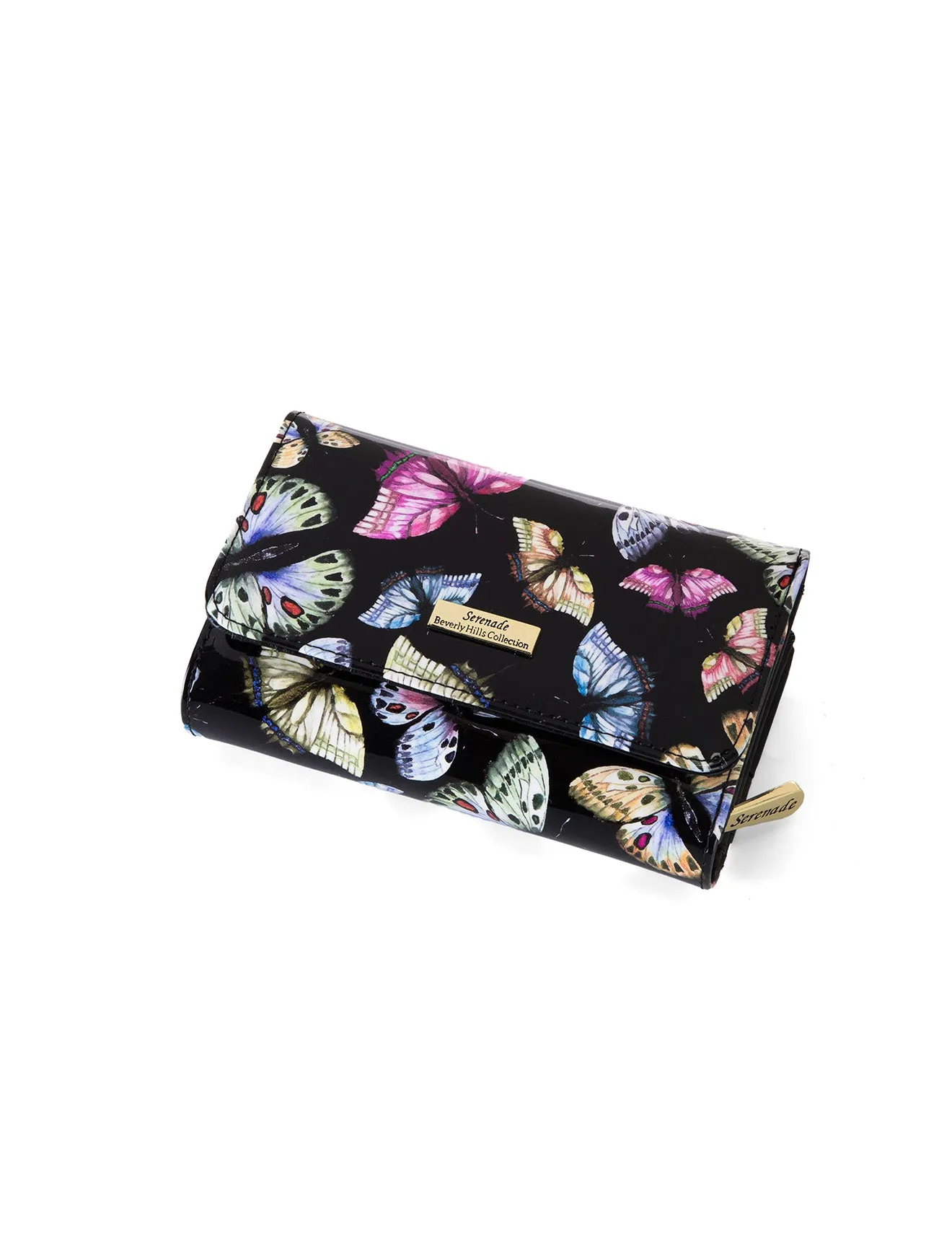 IMPERIA  MEDIUM PATENT LEATHER WALLET WITH RFID-WSF2902- NEW IN