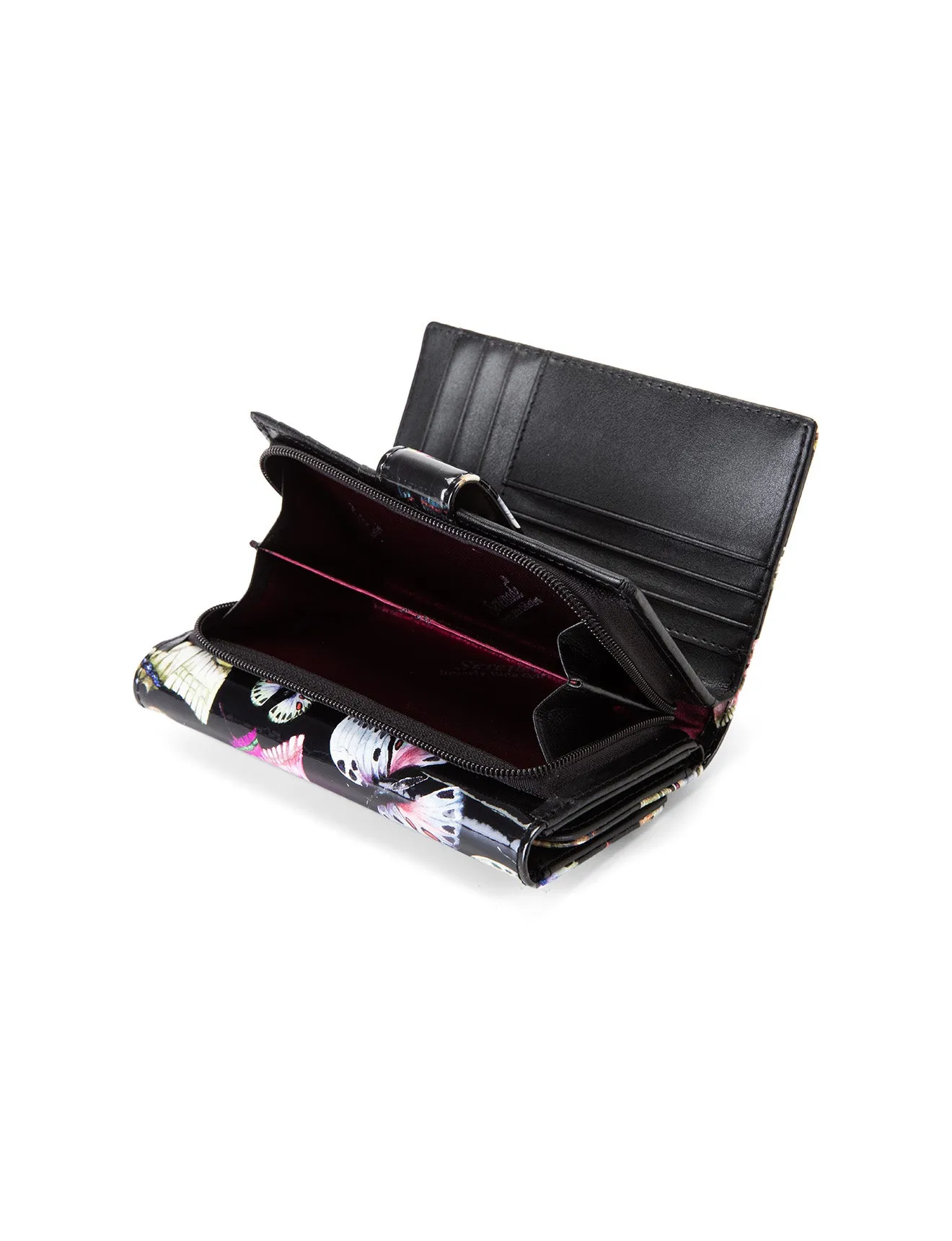 IMPERIA  MEDIUM PATENT LEATHER WALLET WITH RFID-WSF2902- NEW IN