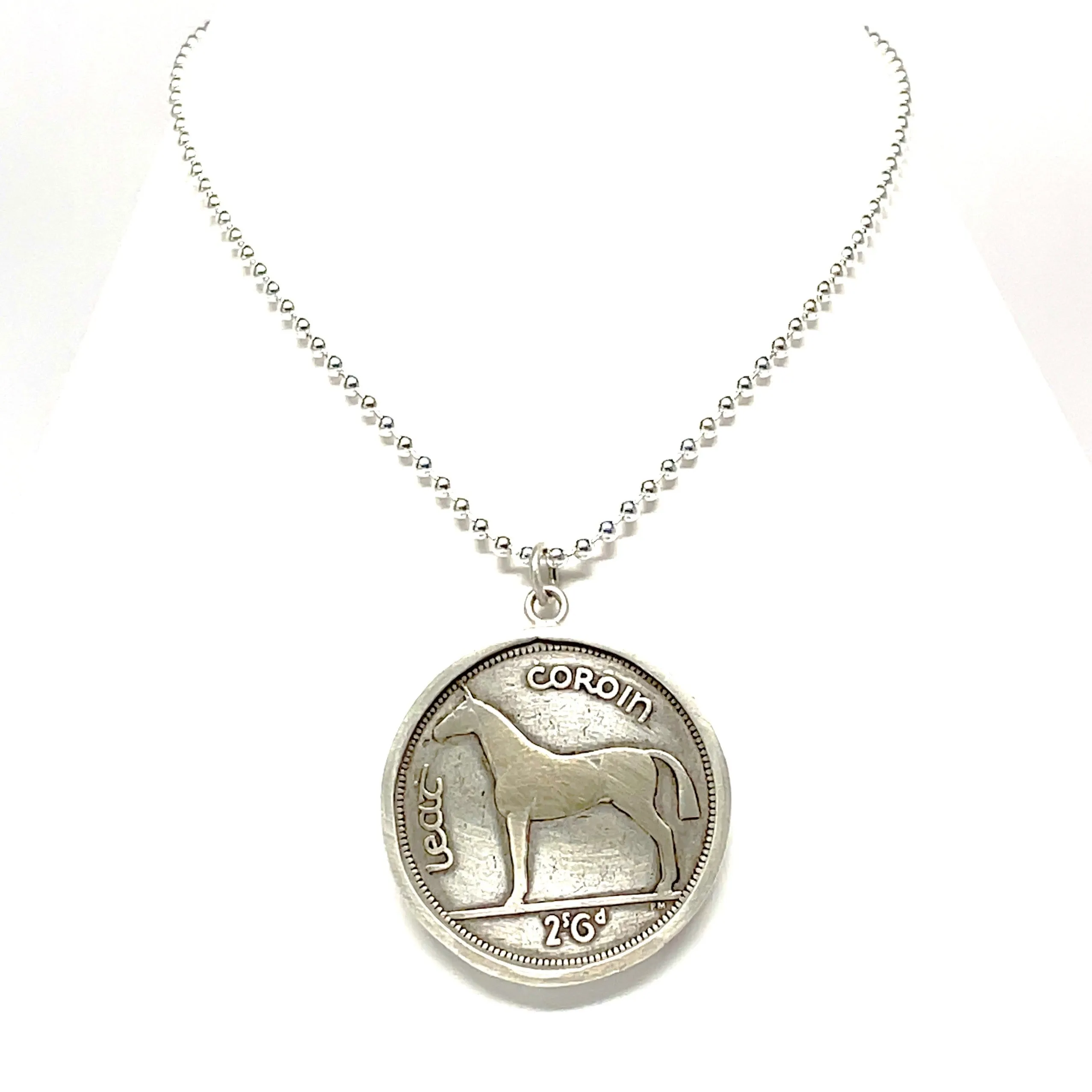 Irish Half Crown Coin Necklace