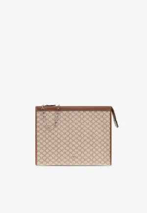 Jacquard Medium Pouch Bag