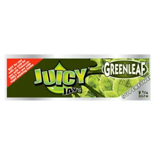 Juicy Jay - Rolling Paper 1 1/4 - Superfine Greenleaf
