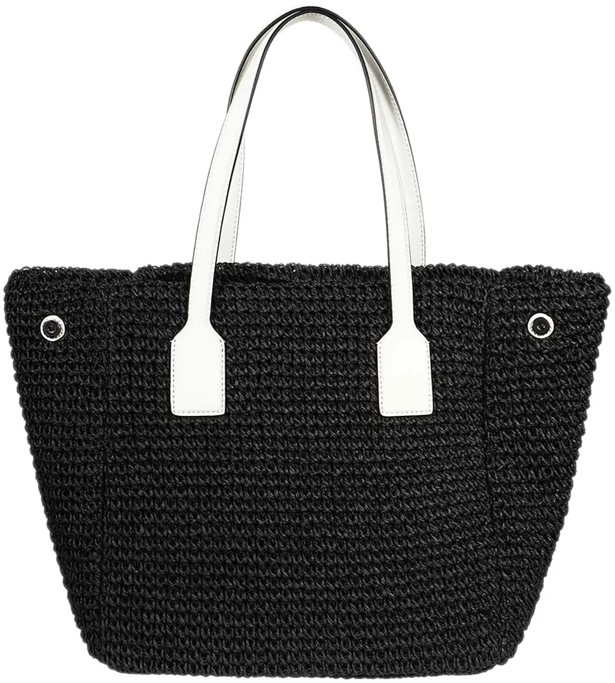 Karl Lagerfeld RSG Raffia In Black Bag For Women