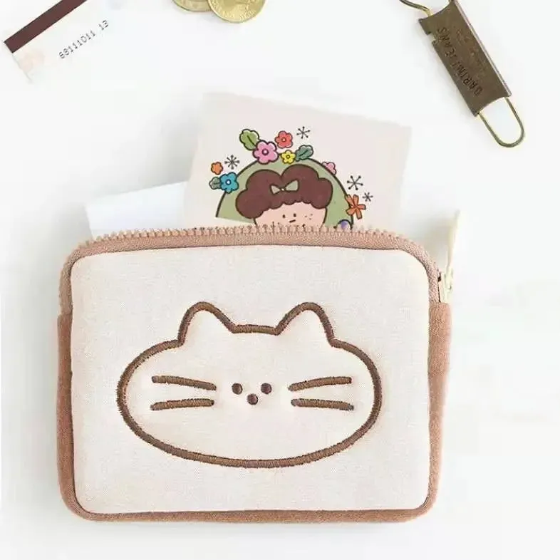 Kawaii Cat Charm Wallet 🐱💖 | Adorable Short Card Holder for Sweet Girls ✨