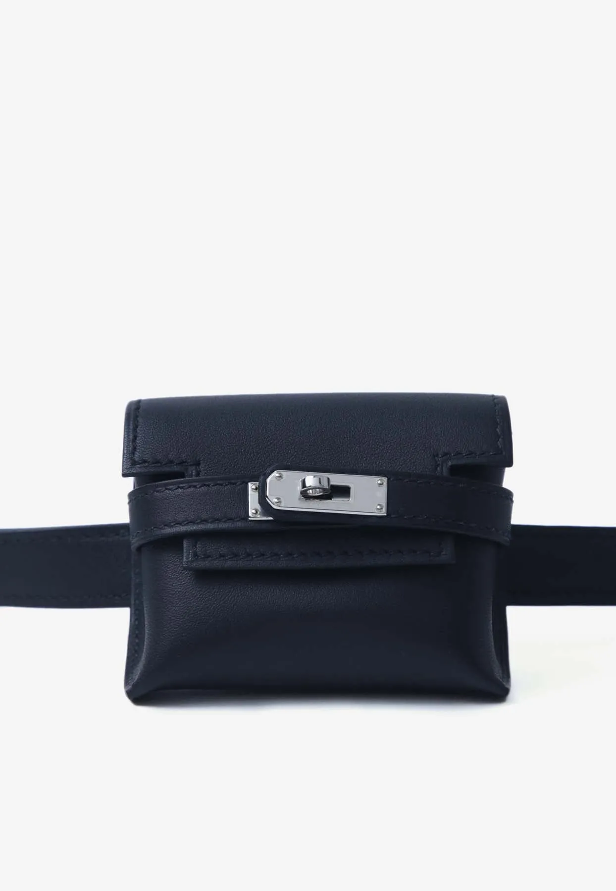 Kelly Moove in Black Swift Leather with Palladium Hardware