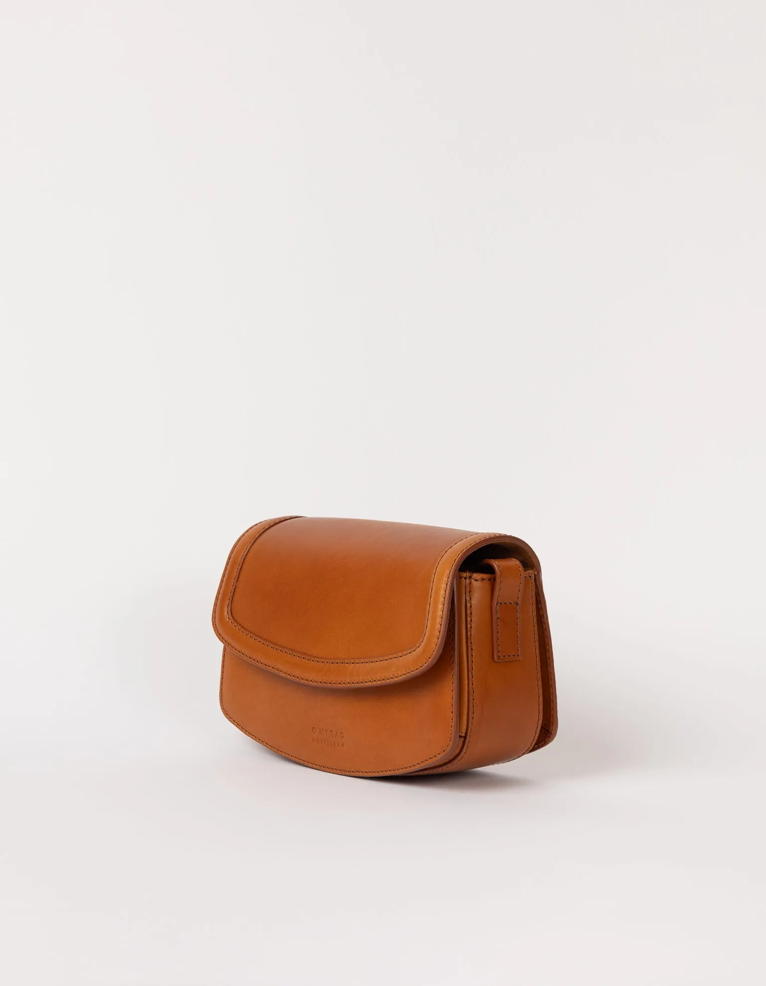 Kendalini Classic Leather Bag Cognac