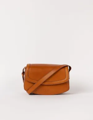 Kendalini Classic Leather Bag Cognac