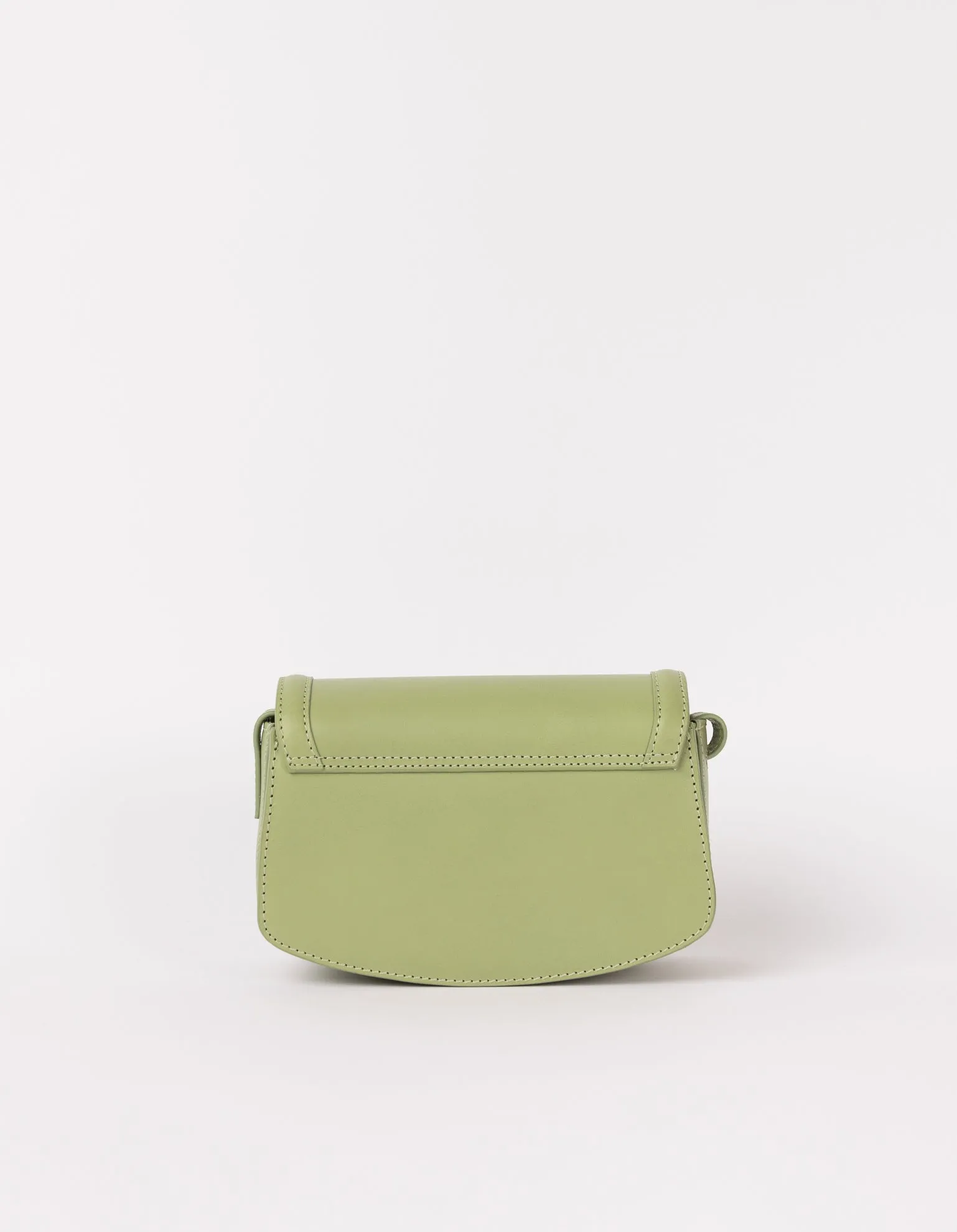Kendalini Classic Leather Bag Tea Green