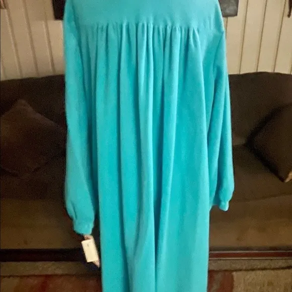 Komar • Vintage • Turquoise • Pearl Snap Buttons • X-Large • Robe • New W/Tags