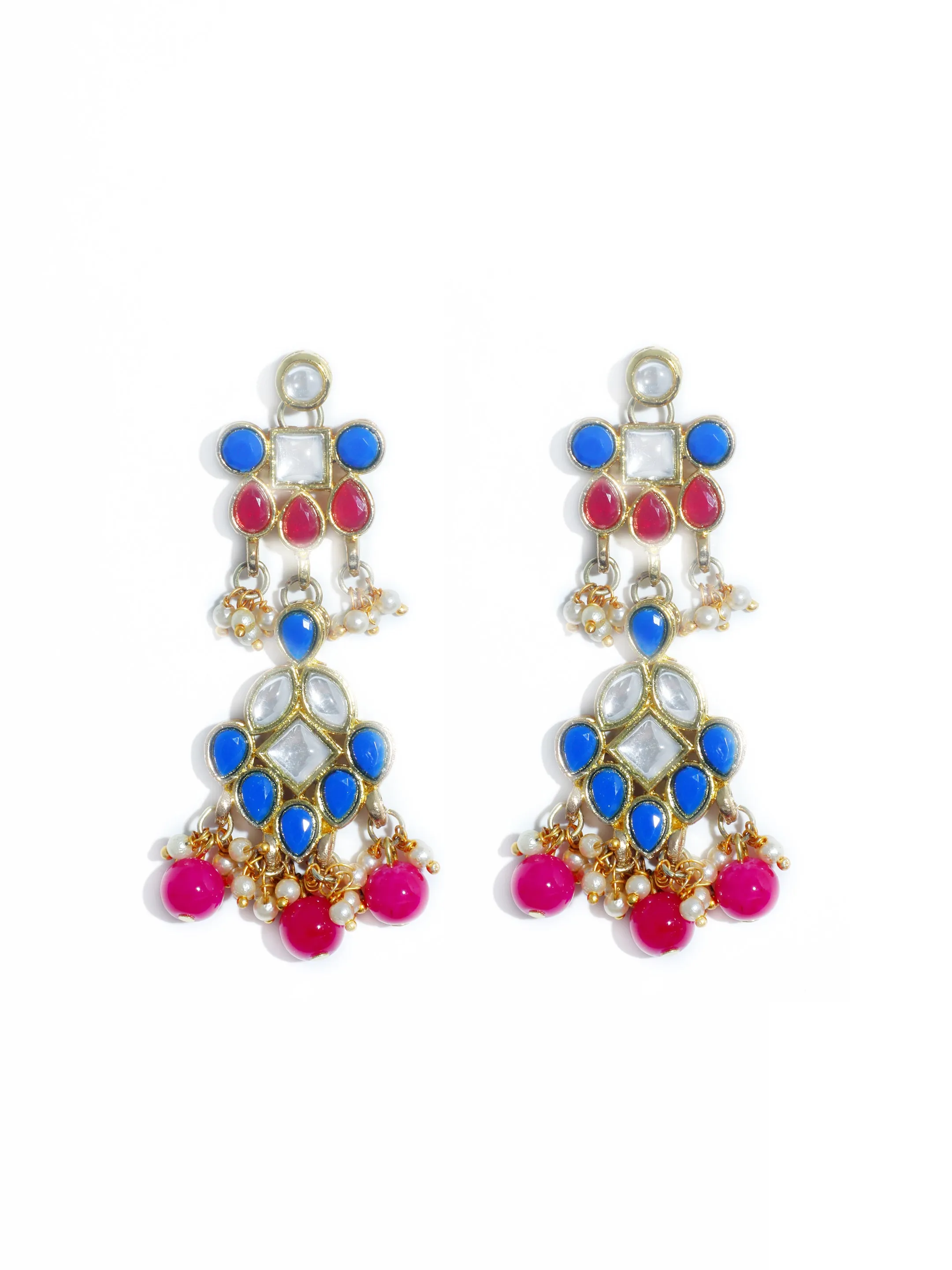 Kundan Multi Colour Necklace Set