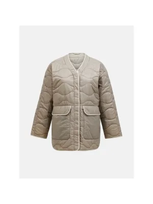 Kurtka Peak Performance W Quilted Oversized Liner beżowy