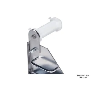 Labelmate Optional Stainless Steel Large Label Roll Extender Labelmate LRB-12-SS