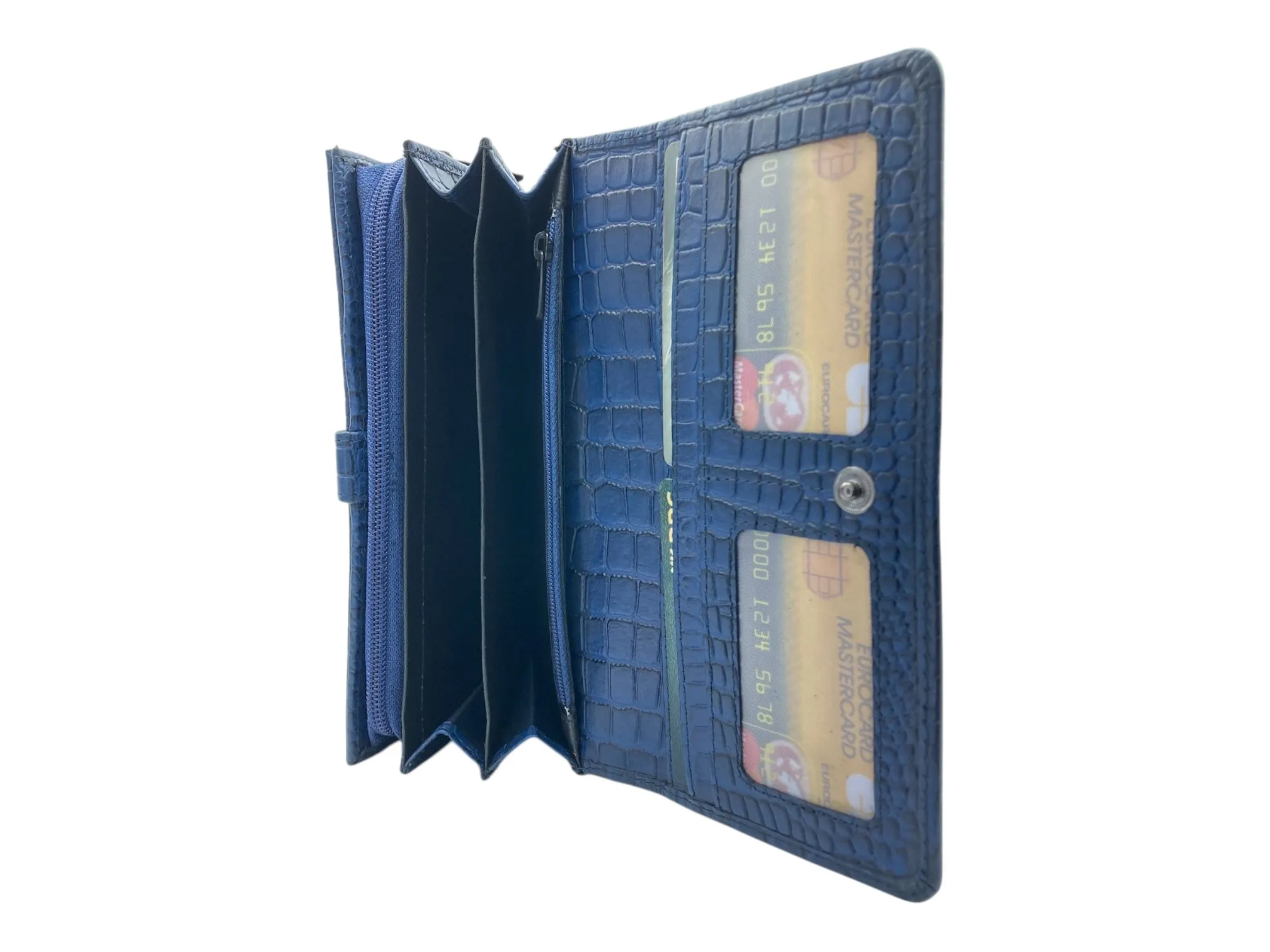 Ladies Clutch, Full Grain  multipurpose Leather wallet  # 1252B