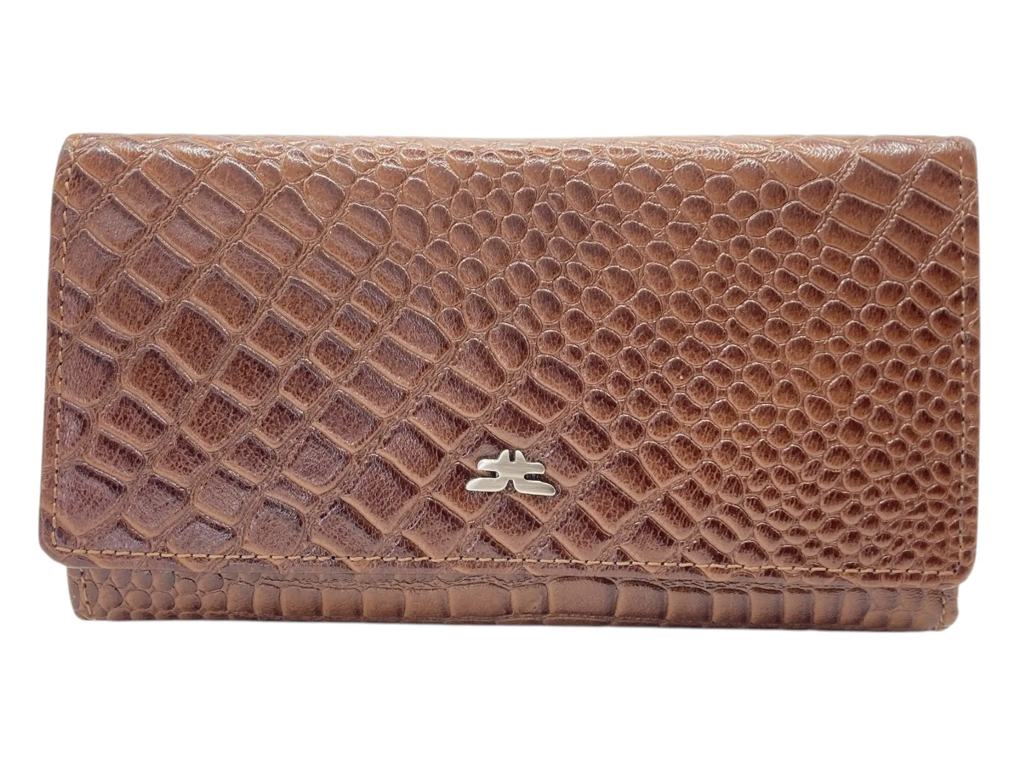 Ladies Clutch, Full Grain  multipurpose Leather wallet  # 1252B