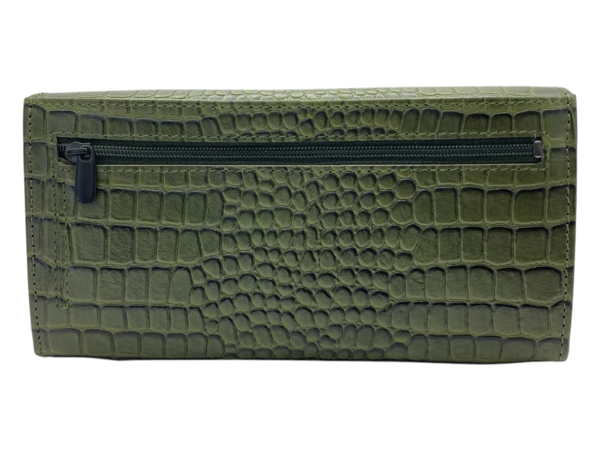 Ladies Clutch, Full Grain  multipurpose Leather wallet  # 1252B