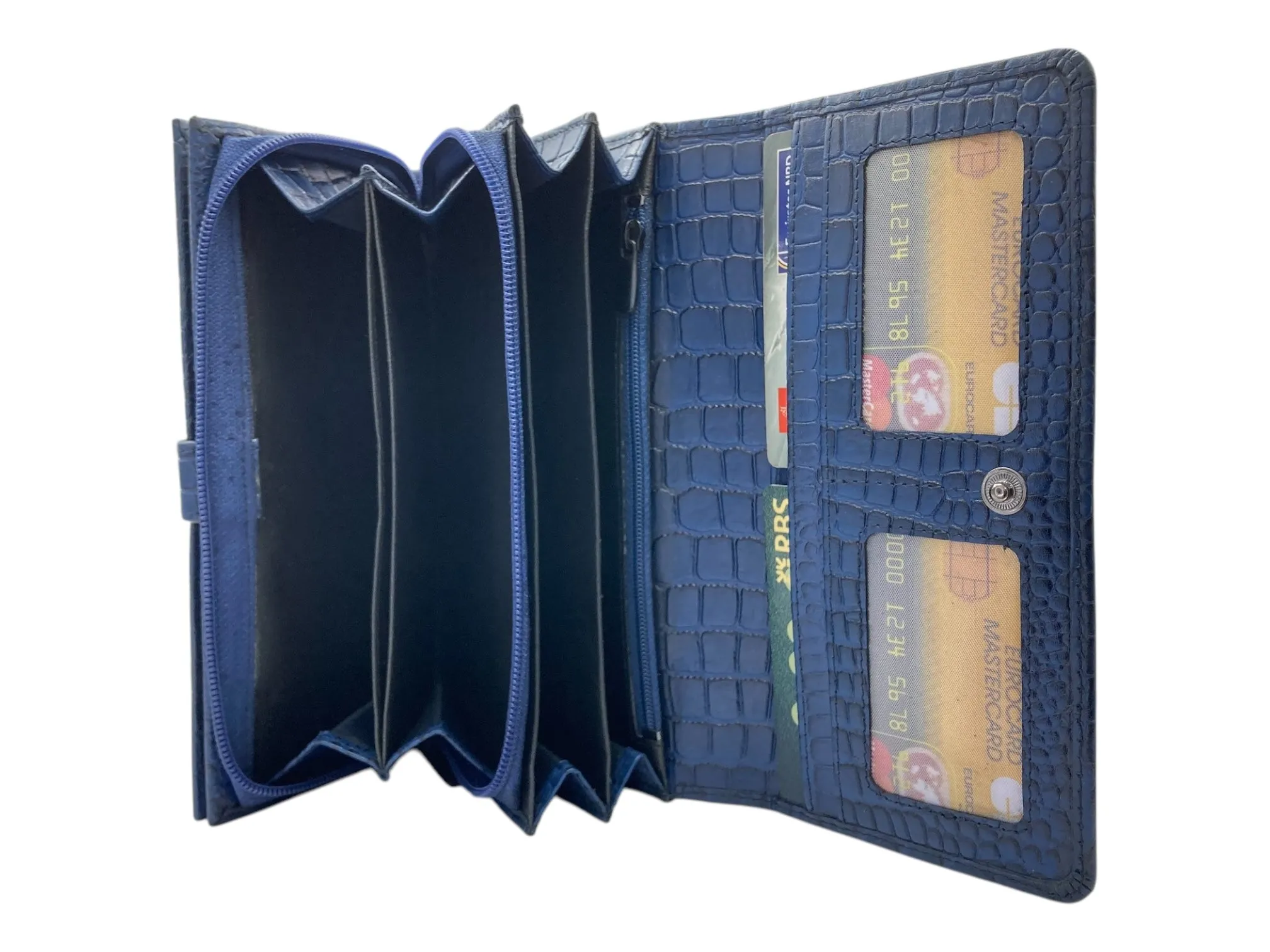 Ladies Clutch, Full Grain  multipurpose Leather wallet  # 1252B