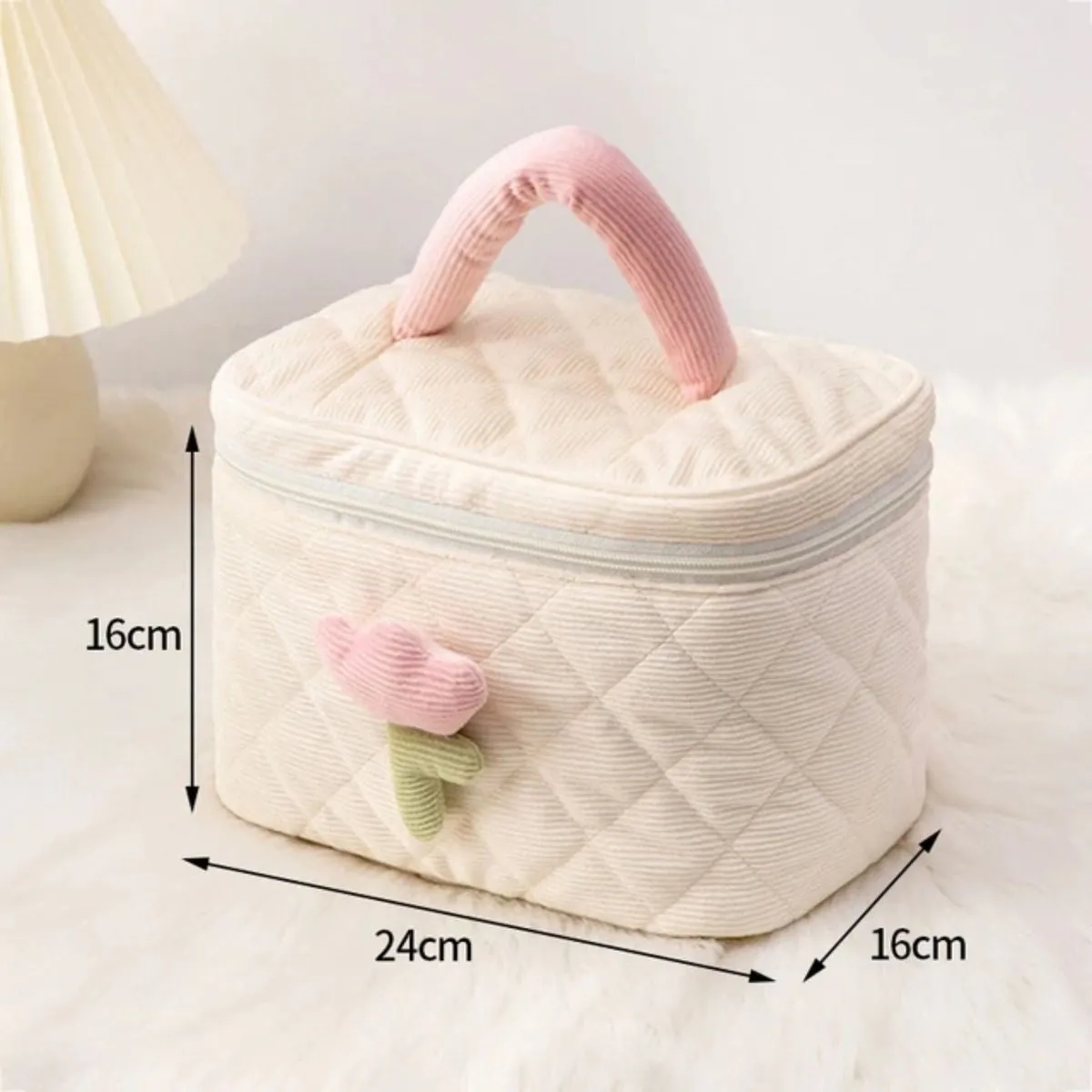 Large Capacity Tulip Makeup bag