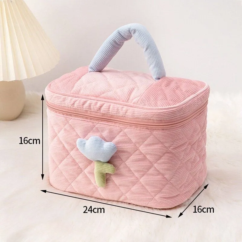 Large Capacity Tulip Makeup bag