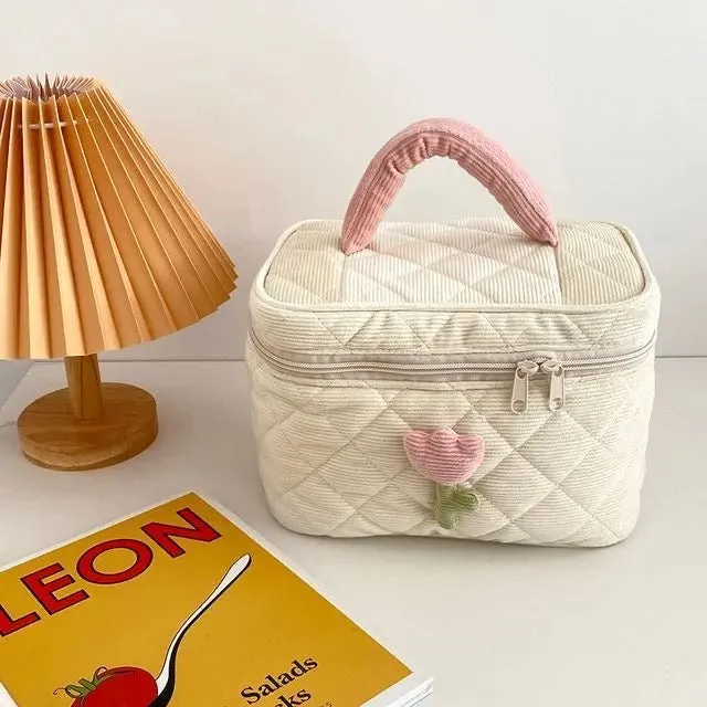 Large Capacity Tulip Makeup bag