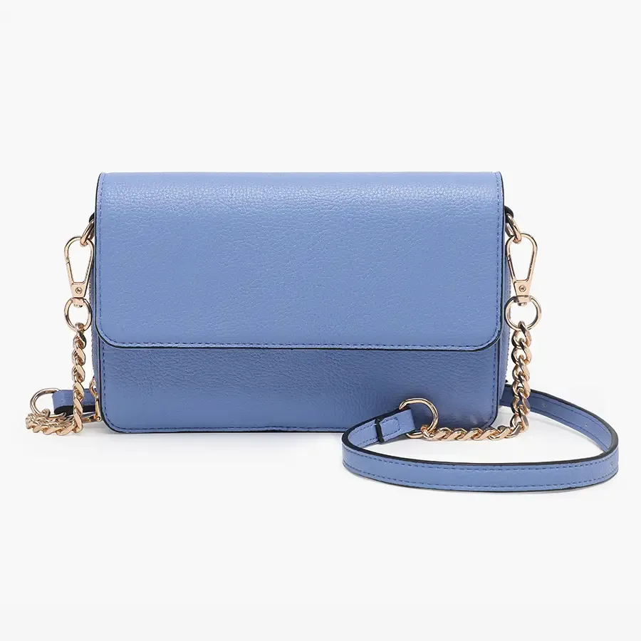 Laury Flapover Crossbody - Porpoise