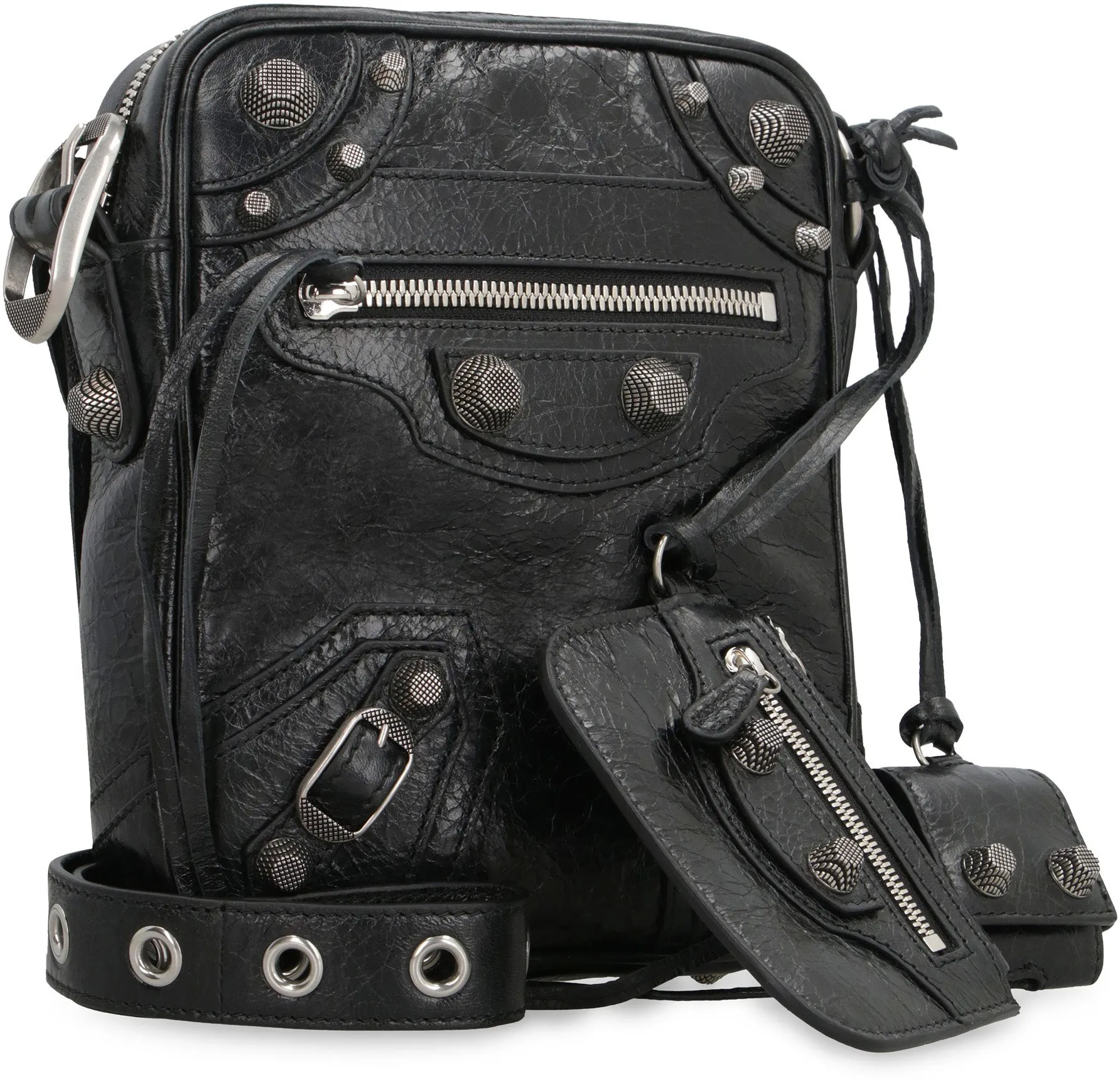 Le Cagole leather crossbody bag
