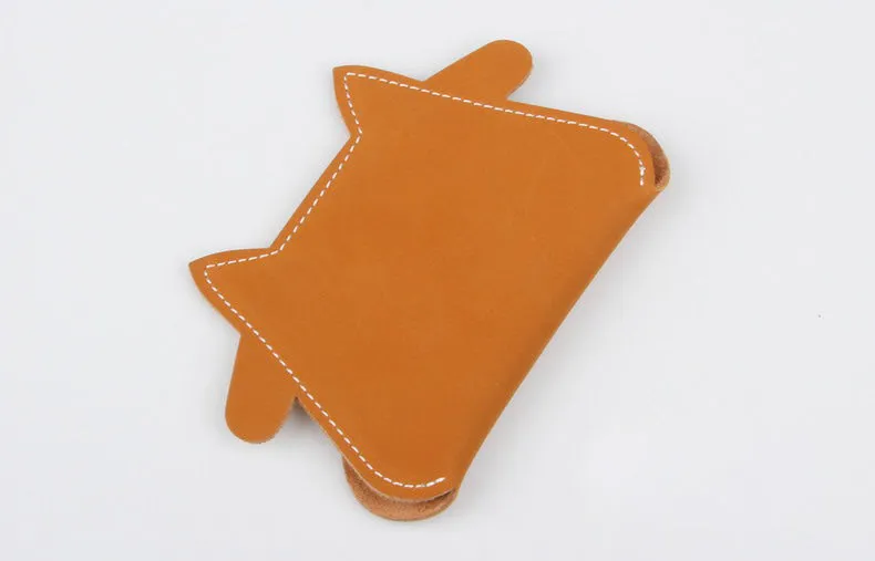 Leather Card Holder Kit DIY Leather Cow Coin Wallets Kit DIY Eco Leather Projects DIY Leather Kit