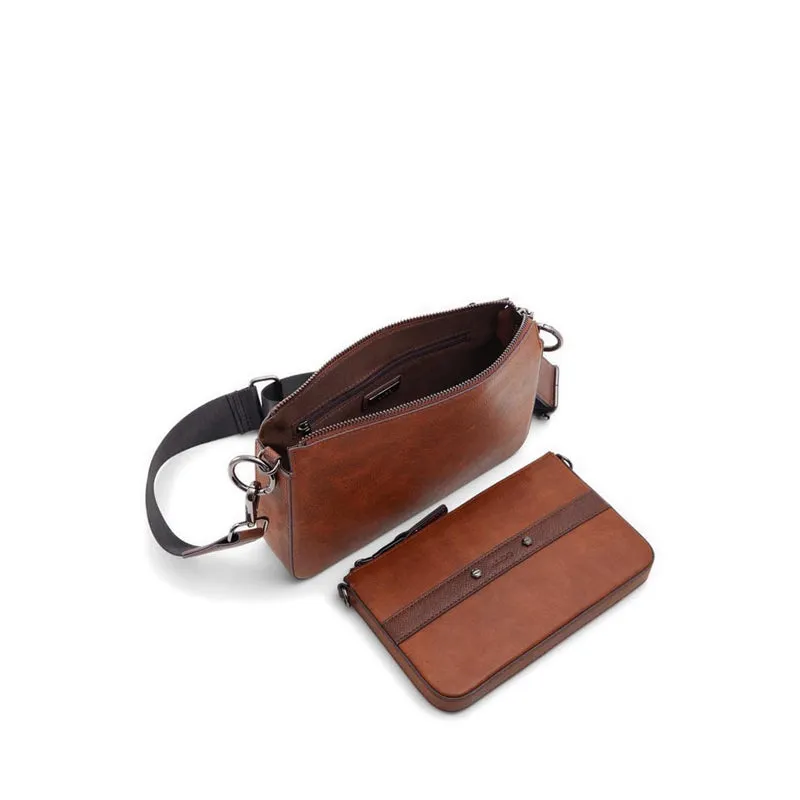 Leif Cross Body - Tan Combo