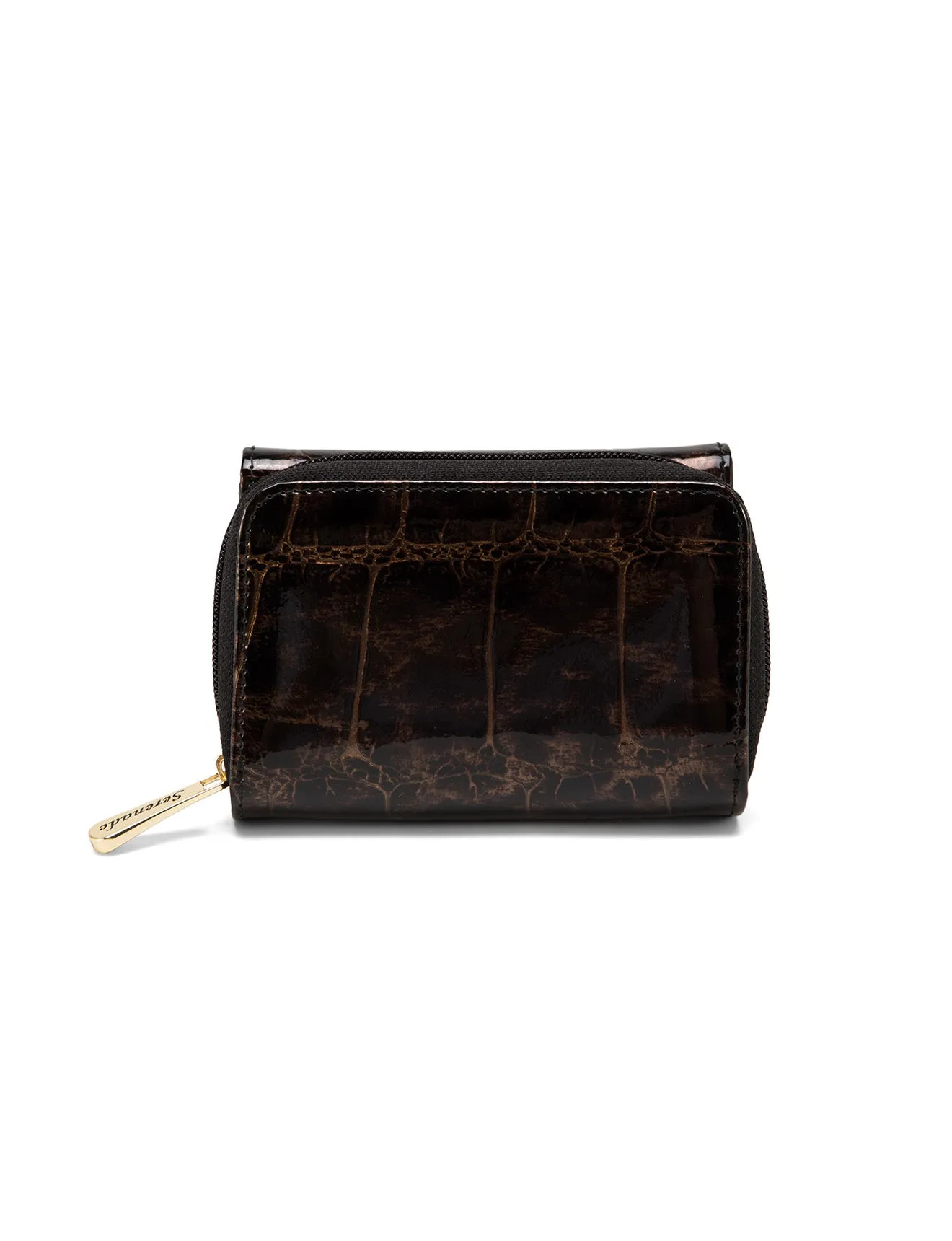 LEOPARD SMALL LEATHER RFID WALLET- WH703