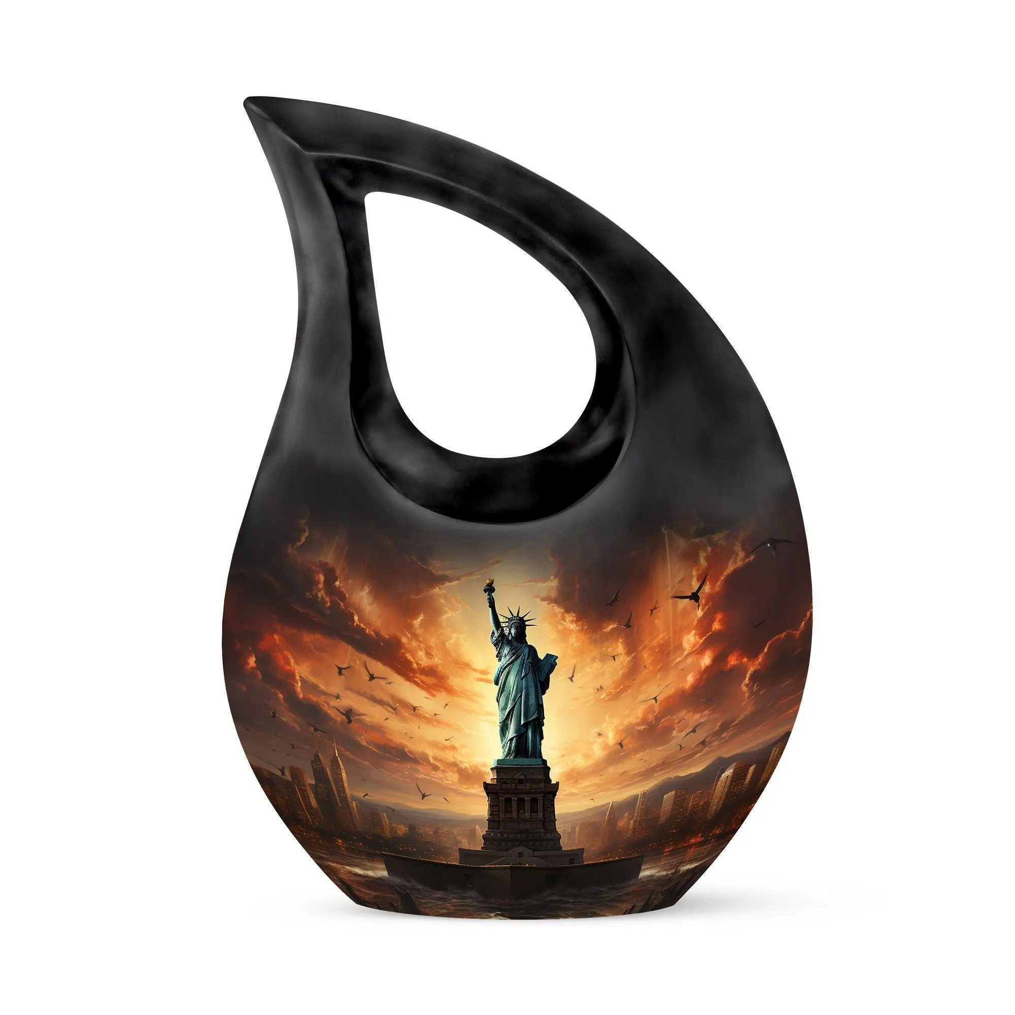 Liberty Urn : Personalized Statue of Liberty-Themed Memoriam Urn