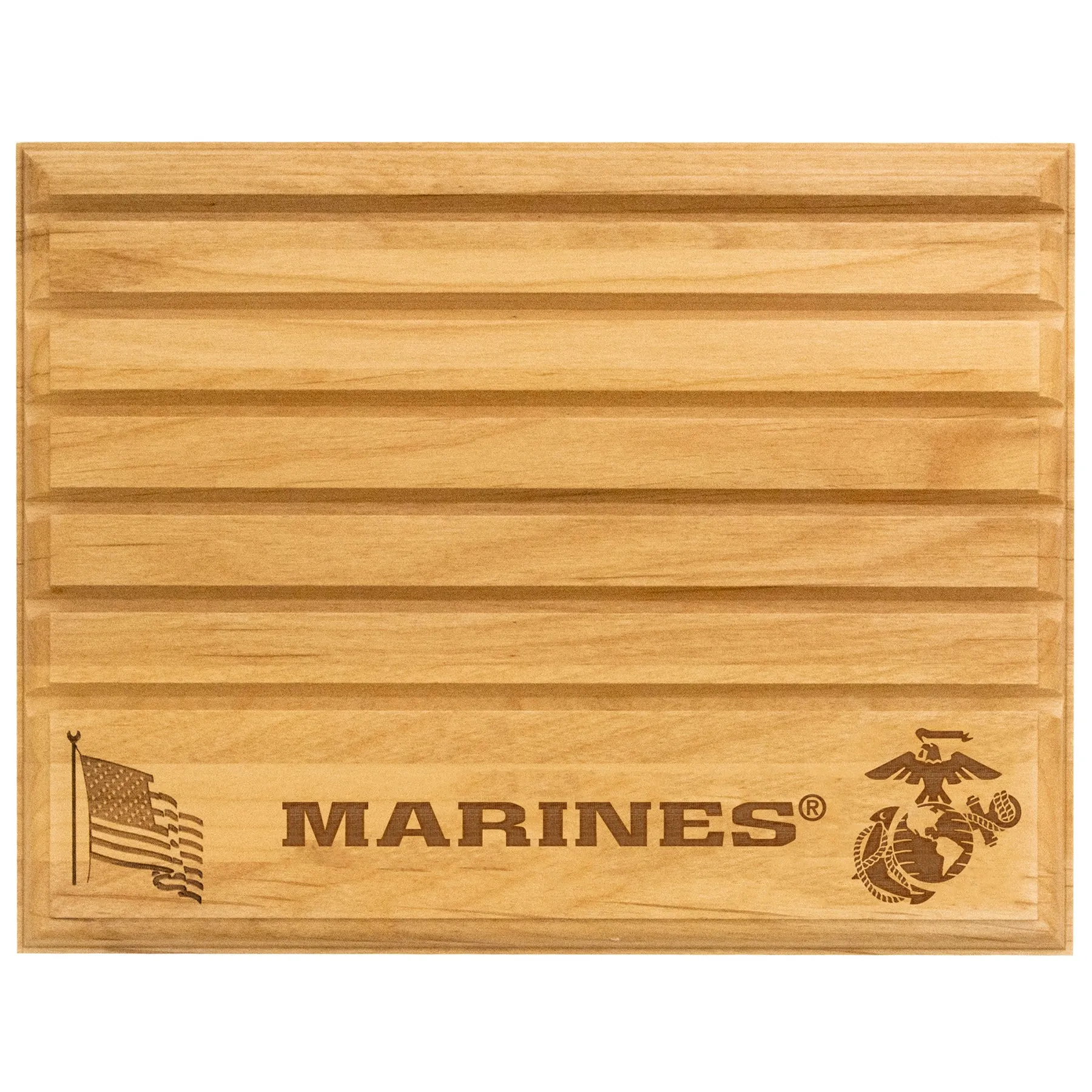 Licensed Military Wooden Coin Holder