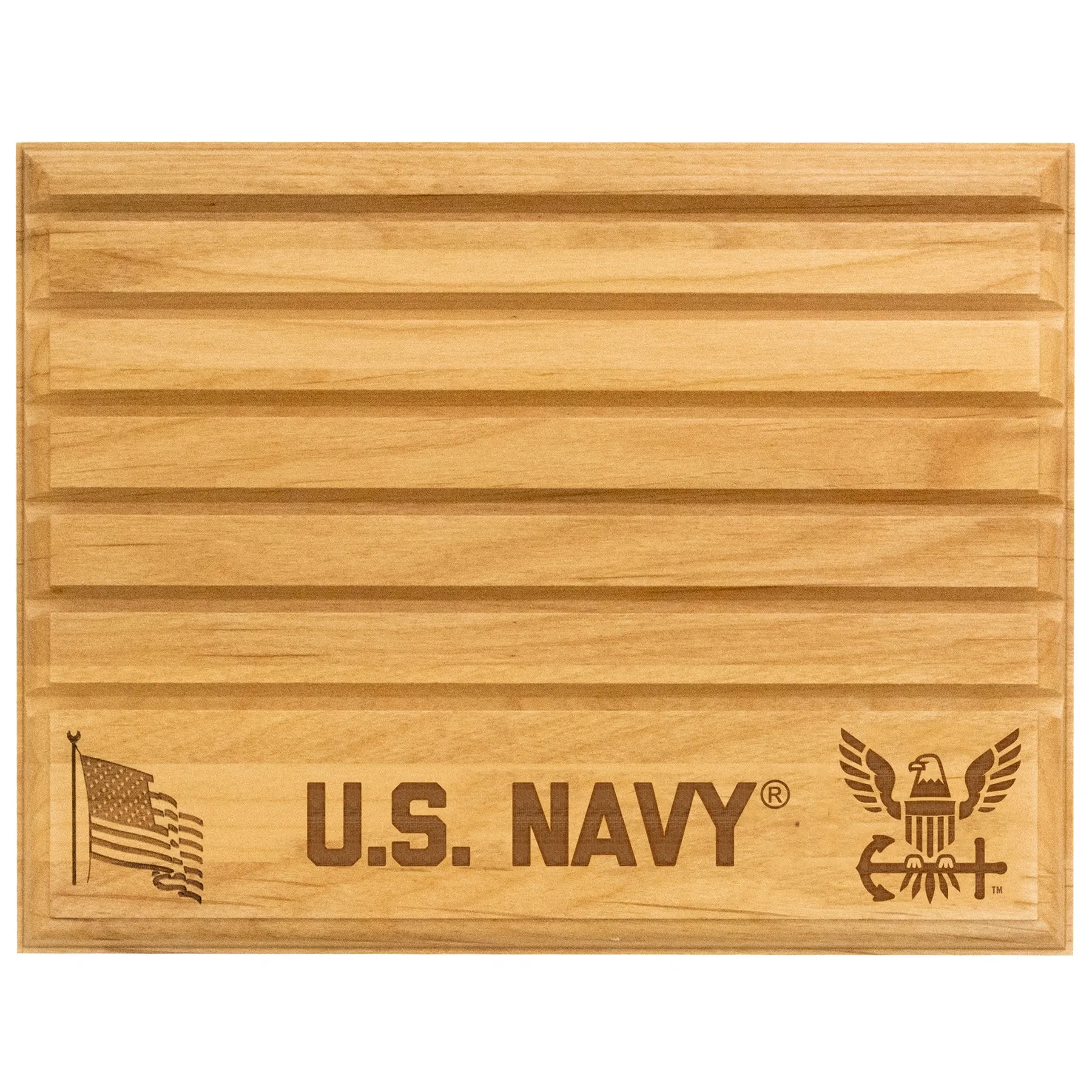 Licensed Military Wooden Coin Holder