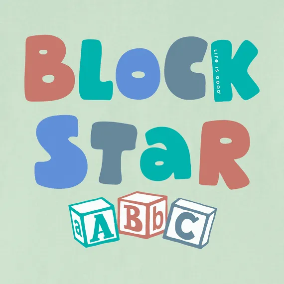 Life is Good Baby Block Star ABCs Crusher Bodysuit