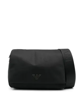 Logo nylon crossbody bag