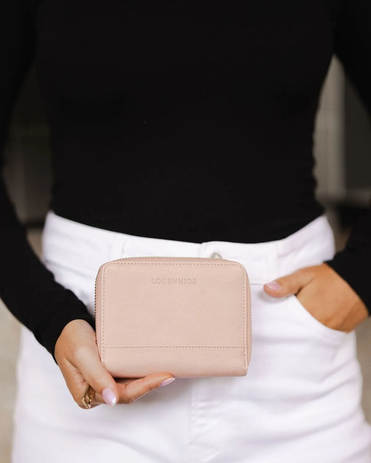 LOUENHIDE Aria Wallet - Blush