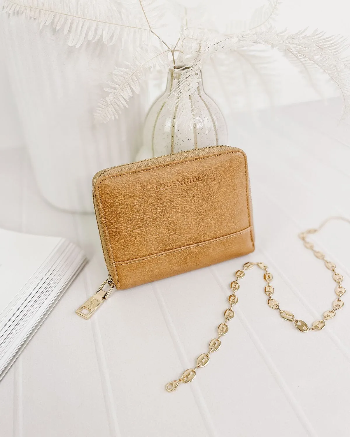 LOUENHIDE Aria Wallet - Camel