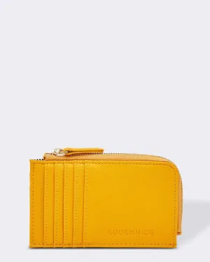 LOUENHIDE Dexter Cardholder - Yellow