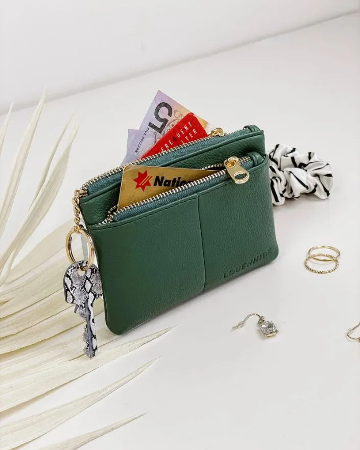 LOUENHIDE Ida Purse - Fern Green