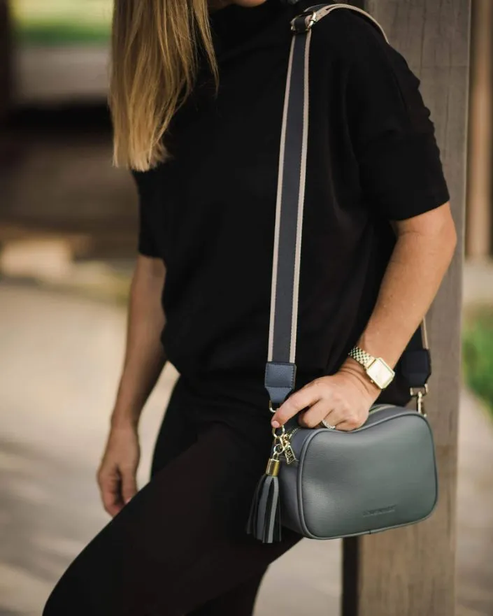 LOUENHIDE Jacinta Crossbody Bag - Steel Blue