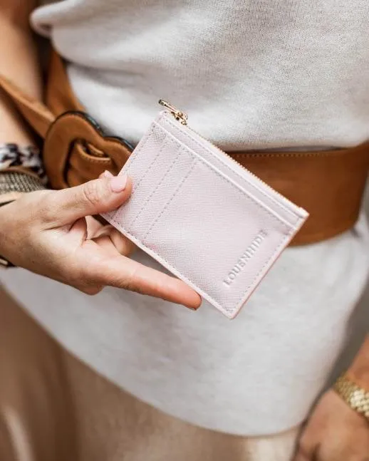 LOUENHIDE Levi Cardholder - Pale Pink