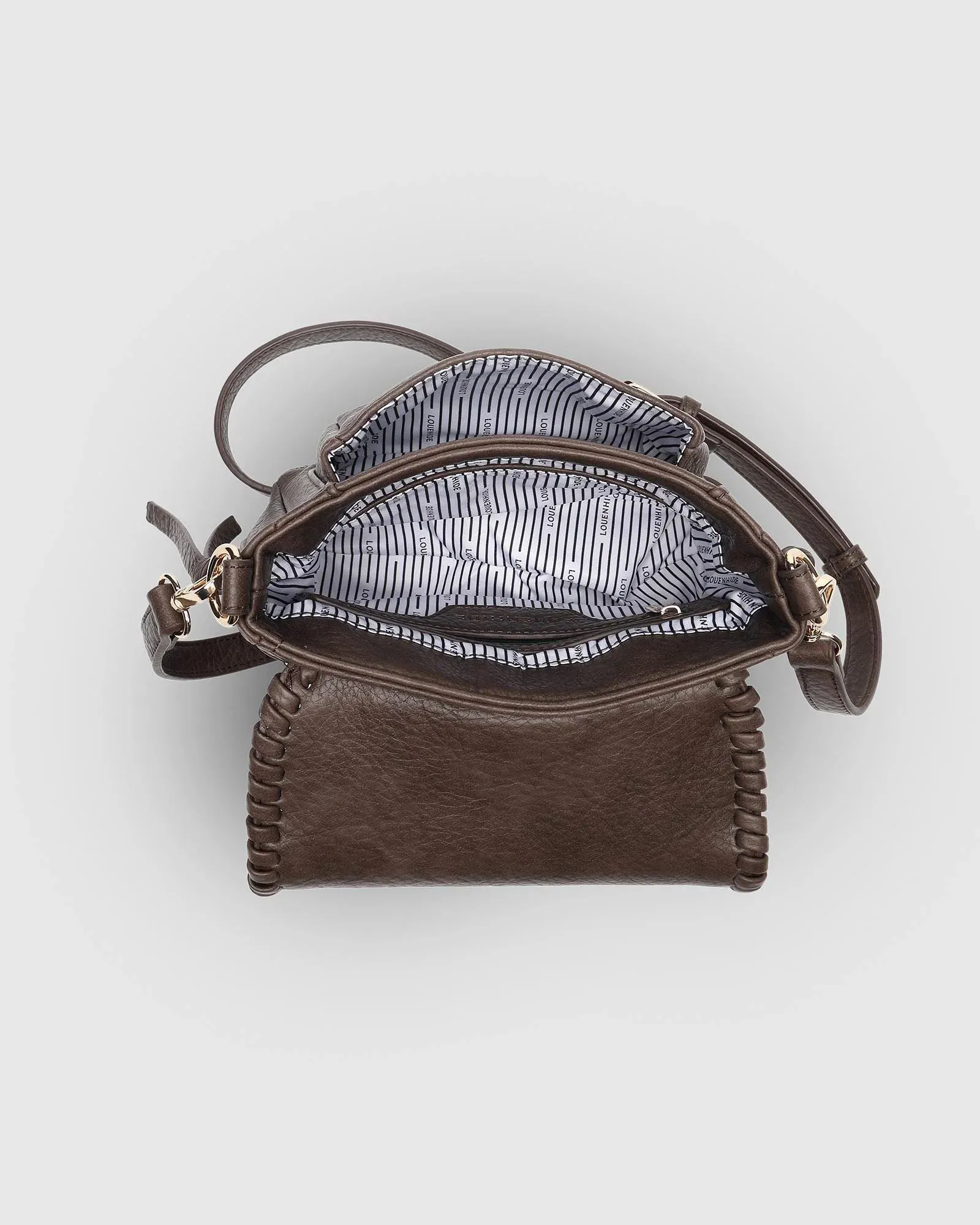 LOUENHIDE Shania Crossbody Bag - Chocolate