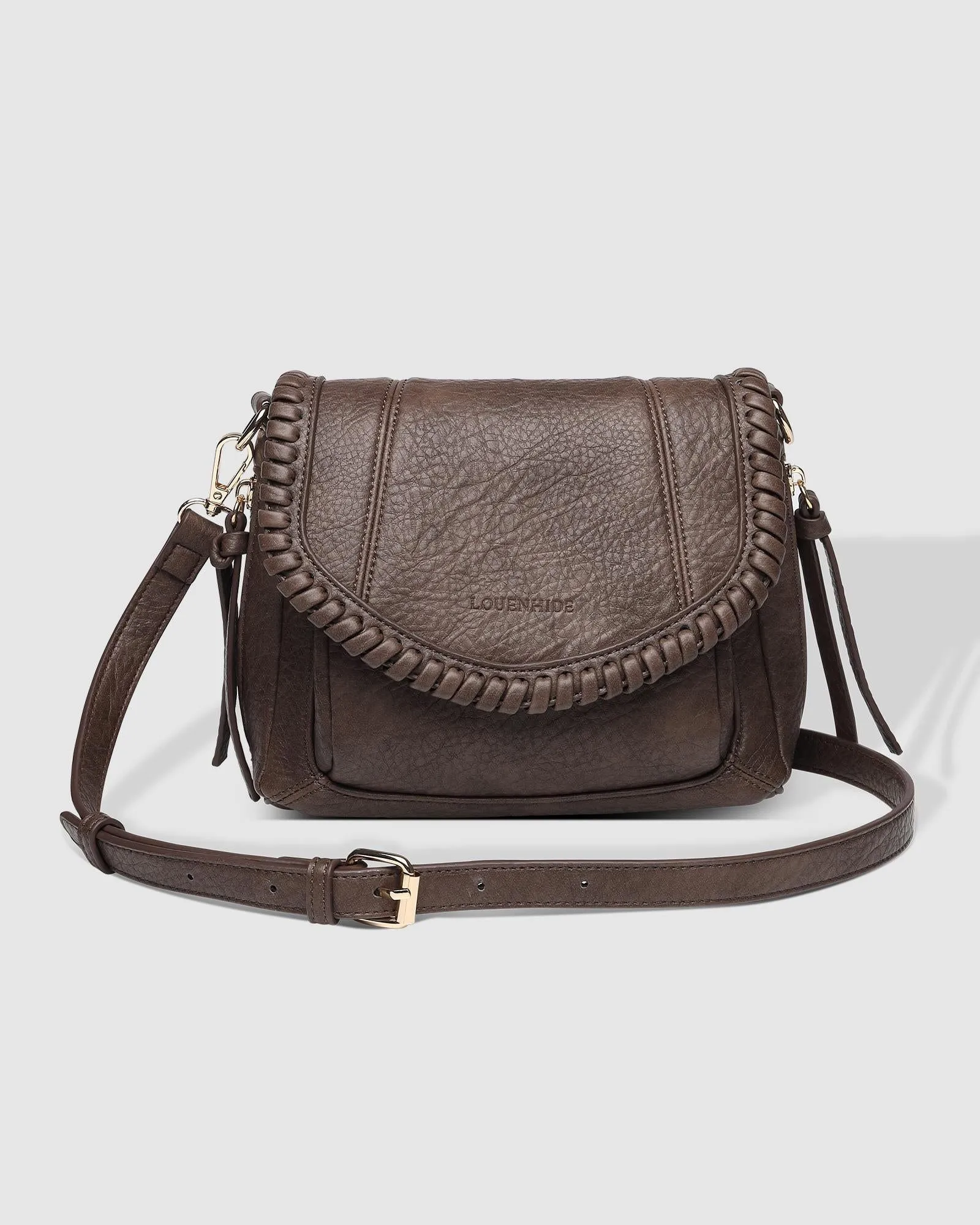 LOUENHIDE Shania Crossbody Bag - Chocolate