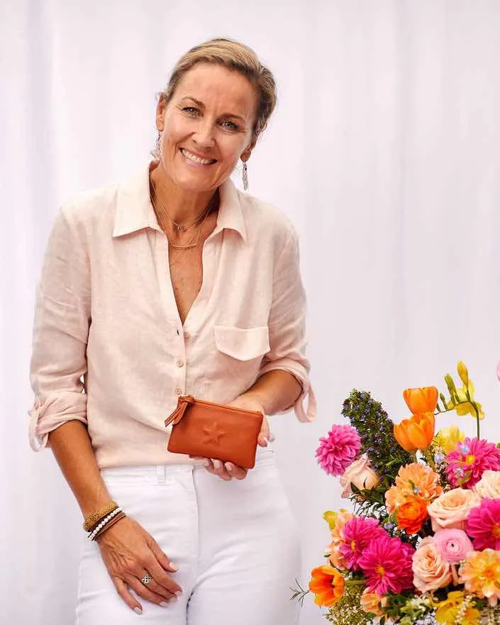LOUENHIDE Star Purse - Tan